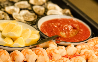 Jane Doe Lagavulin Event Shrimp Oysters